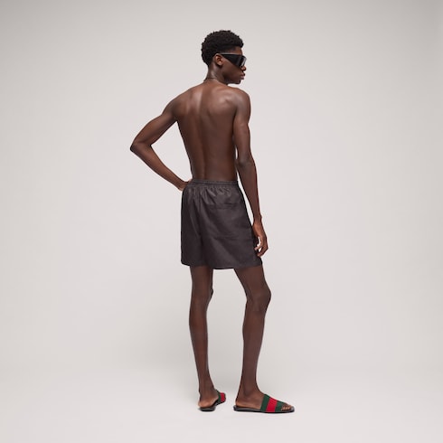 Traje de baño de popelina de poliéster con estampado