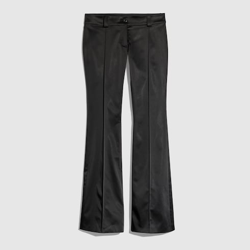 Stretch acetate duchesse pants