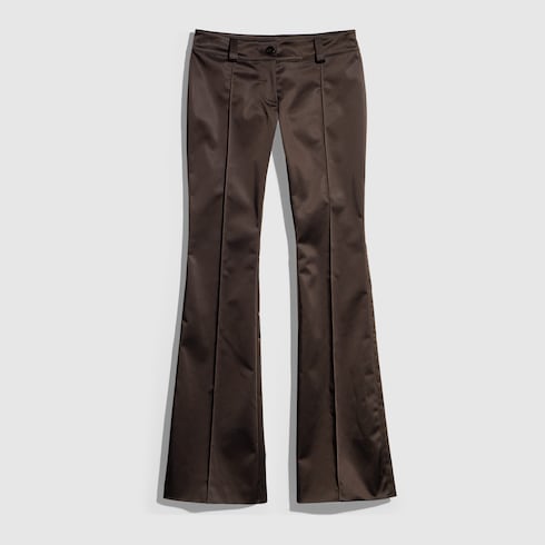 Stretch acetate duchesse pants