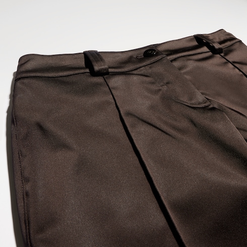 Pantalon en duchesse acétate stretch