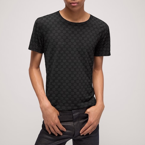 T-shirt stampata in jersey di cotone