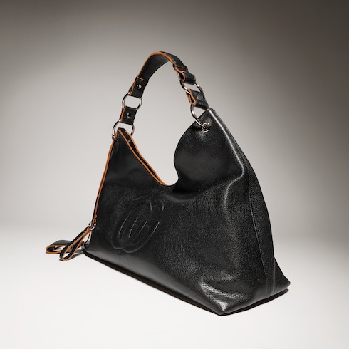 Large shoulder bag with Double G detail