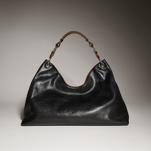 Large shoulder bag with Double G detail