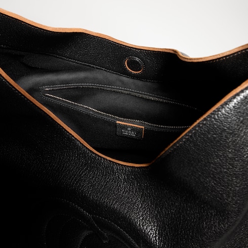 Large shoulder bag with Double G detail