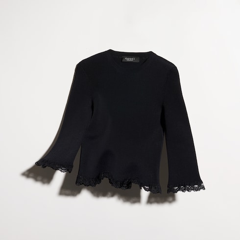 Fine matte viscose rib top