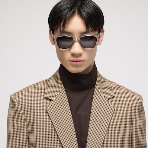 Specialized-fit rectangular sunglasses