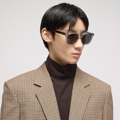 Specialized-fit rectangular sunglasses