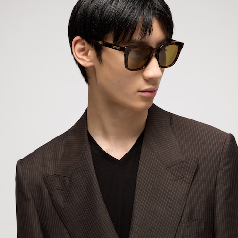 Specialized-fit rectangular sunglasses