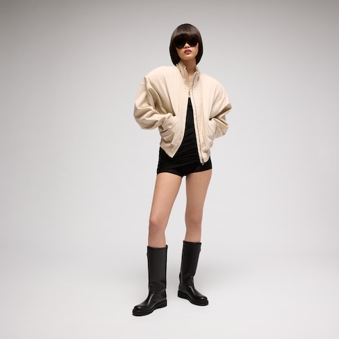 Bottes biker avec Web pour femme