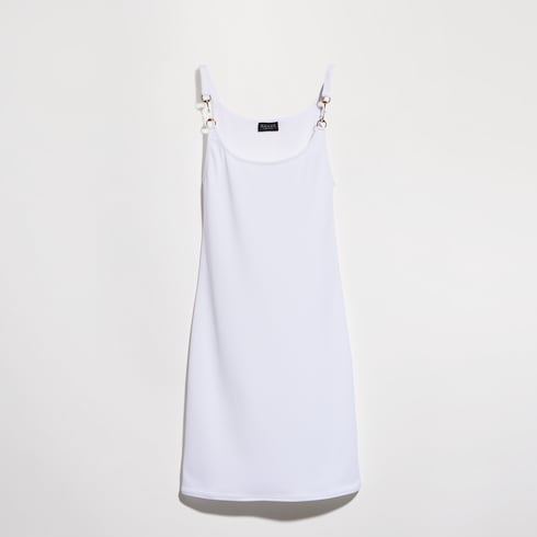 Robe en jersey de crêpe de viscose avec Horsebit