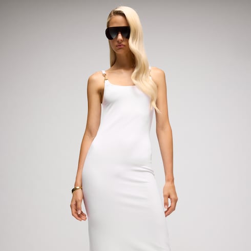 Robe en jersey de crêpe de viscose