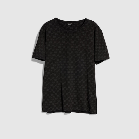 Printed cotton jersey T-shirt
