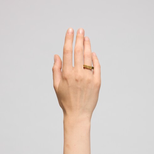 Anello quadrato Gucci Trademark