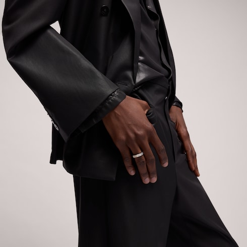 Bague carrée Gucci Trademark