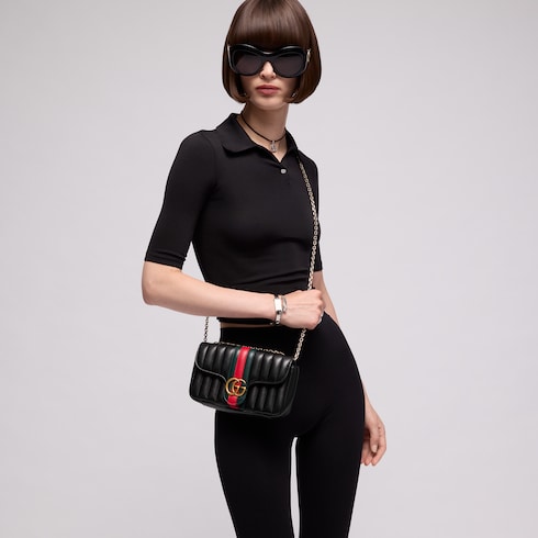 حقيبة كتف Jetset GG Marmont صغيرة