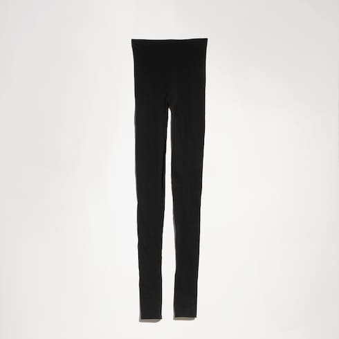 Seamless stretch nylon jersey leggings
