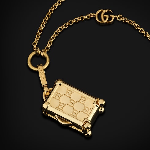 Gucci Savoy trunk motif charm