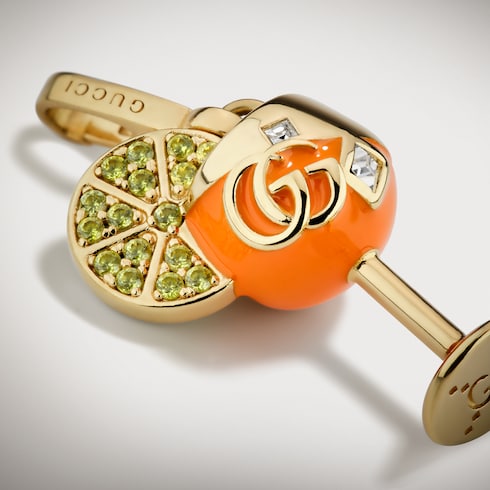 Cocktail motif charm