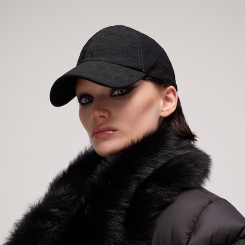 Embossed GG jersey baseball hat