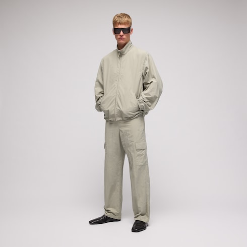 Cargohose aus nylon Froissé-Faille
