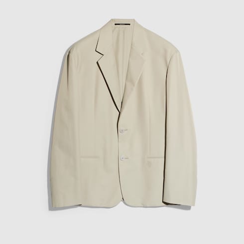 Lightweight cotton nylon twill jacket