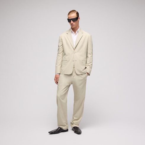 Giacca in twill di cotone leggero e nylon