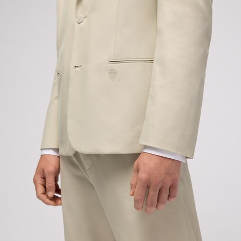 Veste légère en twill de coton et nylon