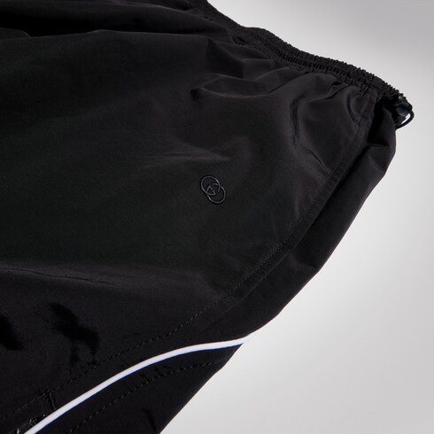 Bermuda in cotone e nylon con ricamo
