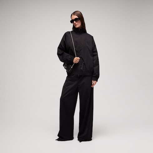 Pantalon décontracté en twill technique doux