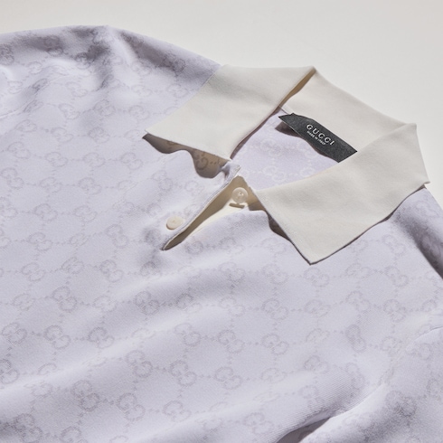 Jersey de jacquard de viscosa de punto fino con GG