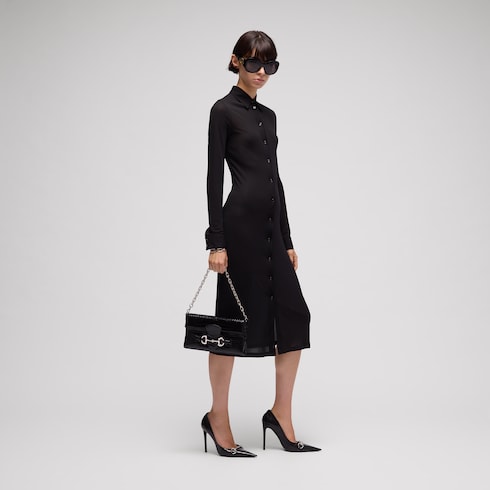 Viscose crêpe jersey dress