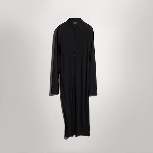 Viscose crêpe jersey dress