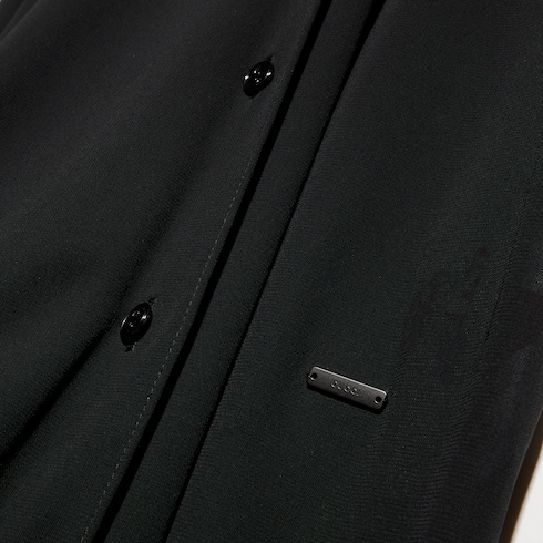 Viscose crêpe jersey dress