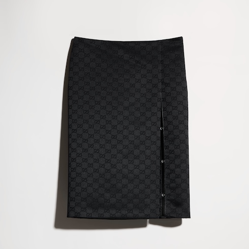 GG viscose jacquard skirt