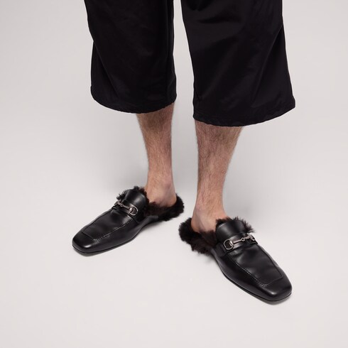 Men's slipper with Horsebit