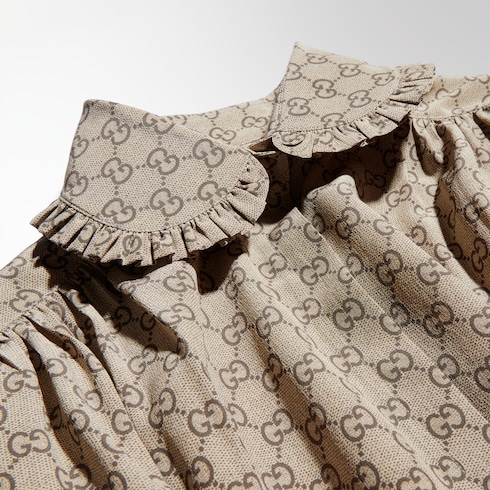 Camisa de seda crepé de China con estampado