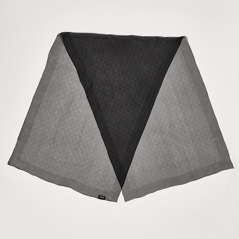 Stola in chiffon di seta con stampa