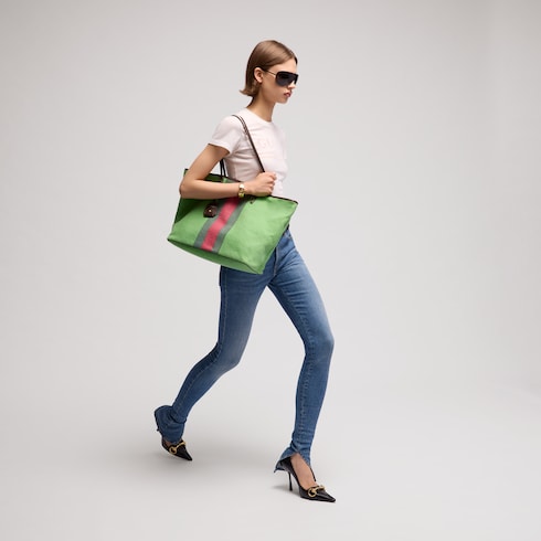 Gucci Tribeca系列大号托特包