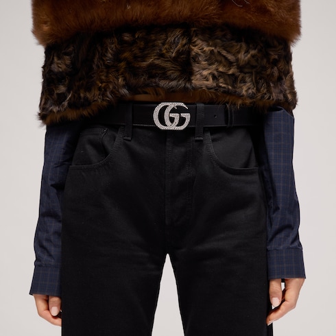 Ceinture avec boucle Double G