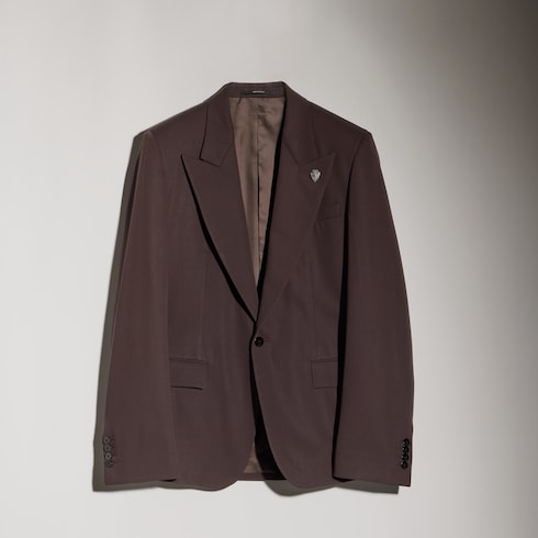 Traje de sarga de lana