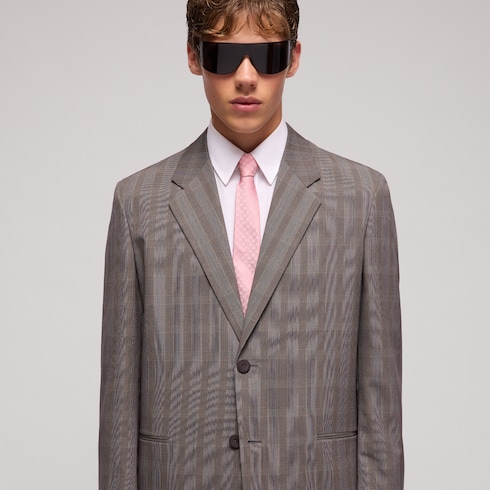 Cravatta in seta jacquard con Incrocio GG