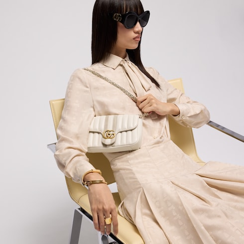 حقيبة كتف Jetset GG Marmont صغيرة