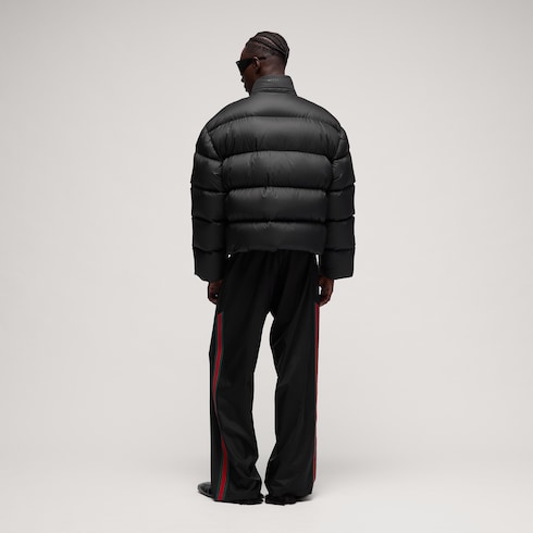 Lightweight padded polyester zip jacket