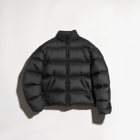 Lightweight padded polyester zip jacket