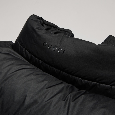 Lightweight padded polyester zip jacket