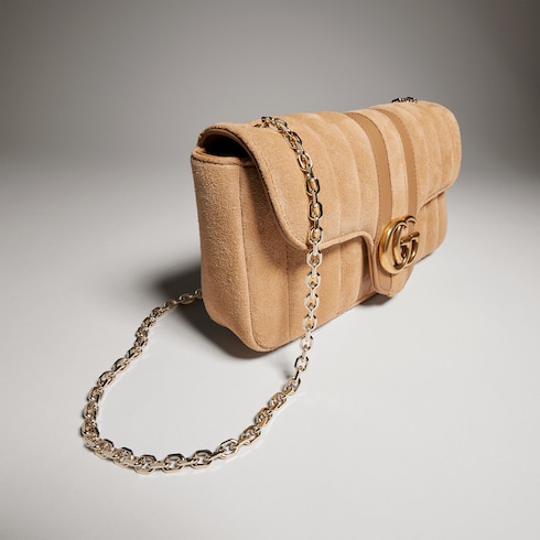 〔グッチ ジェットセット GGマーモント〕スモール ショルダーバッグ