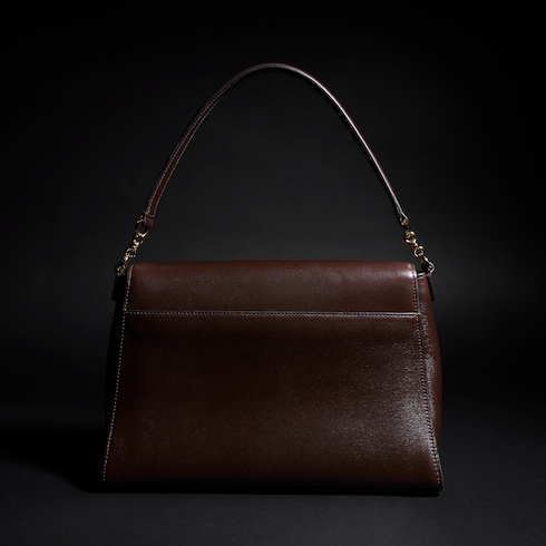 Bolso de mano superior mediano Horsebit Duomo