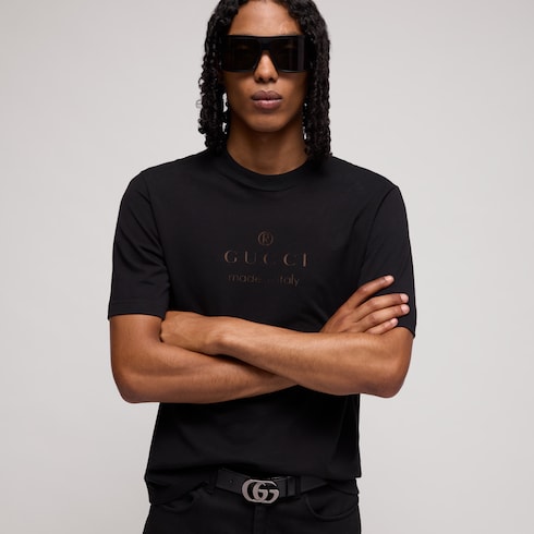 Cotton jersey T-shirt with print