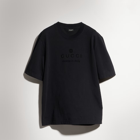 Cotton jersey T-shirt with print