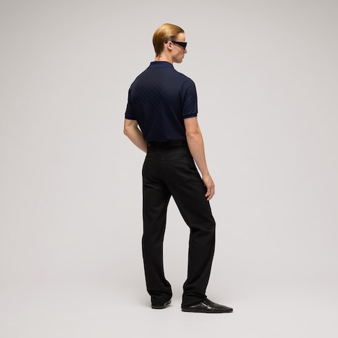 Leichtes Poloshirt aus GG Jersey